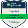 Image of Advanced QuickBooks Bookkeeping ProAdvisors Badge