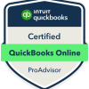 Image of Basic QuickBooks Bookkeeping ProAdvisors Badge