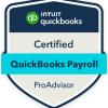 Image of QuickBooks Payroll Processing ProAdvisor Badge